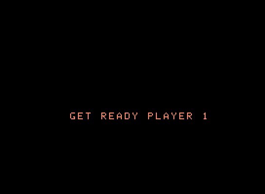Donkey Kong Junior ColecoVision Screenshot: Get ready player 1!