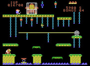Donkey Kong Junior for ColecoVision - The third screen features lots of moving platforms and ropes...