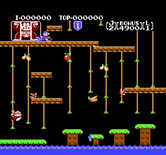 Donkey Kong Junior for NES / Famicom - Game start.