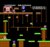 Donkey Kong Junior for NES / Famicom - Start of Round 2.
