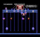 Donkey Kong Junior for NES / Famicom - Don't get caught by creatures!