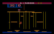 Donkey Kong Junior for Atari 2600 - Climbing my way across the screen...