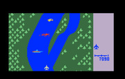River Raid for Intellivision - Enemy ship destroyed!