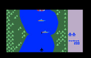 River Raid for Intellivision - Firing at enemy ships...