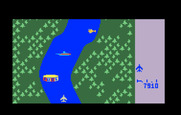 River Raid for Intellivision - The river starts to become narrow...