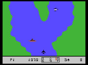 River Raid for ColecoVision - The river splits into two...