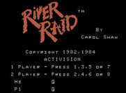 River Raid for ColecoVision - Title screen.