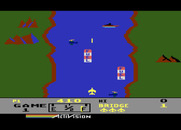 River Raid for Atari 5200 - Blast enemy choppers and ships.