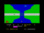 River Raid for ZX Spectrum - Bridge destroyed!