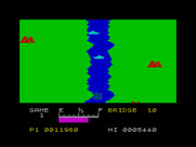 River Raid for ZX Spectrum - I crashed into the river bank!