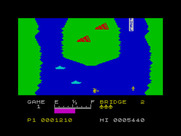 River Raid for ZX Spectrum - Choose a path!