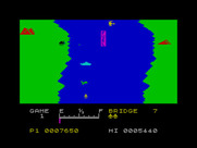 River Raid for ZX Spectrum - Planes and tanks are added in later levels.