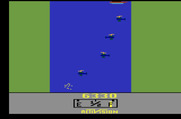 River Raid for Atari 2600 - Crash! I ran into an enemy helicopter...