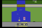 River Raid for Atari 2600 - A bridge at the end of a stage.