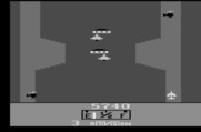 River Raid for Atari 2600 - Flying through a narrow path!