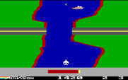 River Raid for IBM PC/Compatibles - Bridges indicate the beginning of a new level.