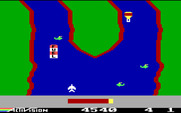 River Raid for IBM PC/Compatibles - Some sections of river can be narrow.