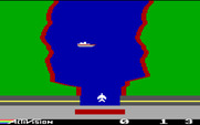 River Raid for IBM PC/Compatibles - Starting the first level.