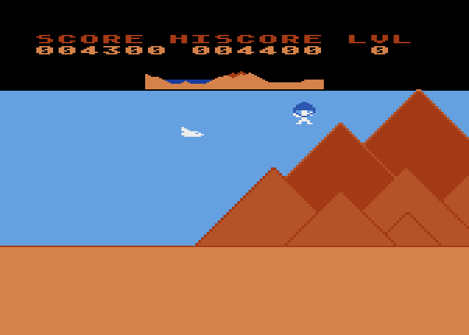 Rosen's Brigade Atari 8-bit Screenshot: Oops, looks like a dead end this way...