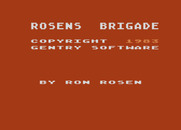 Rosen's Brigade for Atari 8-bit - Title screen.