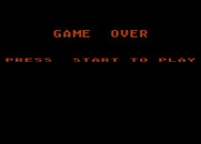 Rosen's Brigade for Atari 8-bit - Game over.
