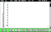The Animation Studio for IBM PC/Compatibles - You can copy and paste frames.