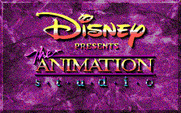 The Animation Studio for IBM PC/Compatibles - Title screen.