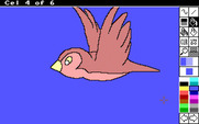 The Animation Studio for IBM PC/Compatibles - Adding some color.