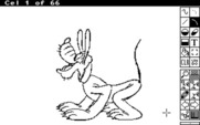 The Animation Studio for IBM PC/Compatibles - An included example of pluto.