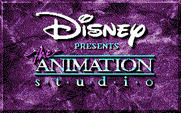 The Animation Studio for IBM PC/Compatibles - Title screen.