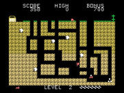 Anteater for TI-99/4A - The ant can move faster in open space versus the dirt.