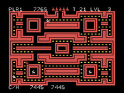 Rotor Raiders for TI-99/4A - The maze color changes each time you complete a level.