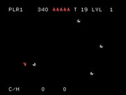 Rotor Raiders for TI-99/4A - Sometimes the lights go out so you can't see the maze.