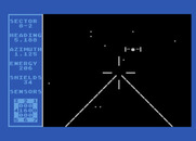 Shootout at the OK Galaxy for Atari 8-bit - Enemy spotted, attacking!