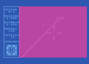 Shootout at the OK Galaxy for Atari 8-bit - I've been hit!