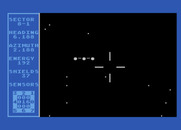 Shootout at the OK Galaxy for Atari 8-bit - A friendly supply ship.