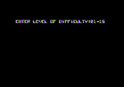 Shootout at the OK Galaxy for Apple II - What level of difficulty do you want?