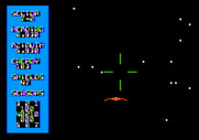 Shootout at the OK Galaxy for Apple II - Enemy fighter spotted!