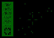 Shootout at the OK Galaxy for Apple II - Game start.