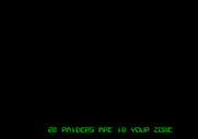 Shootout at the OK Galaxy for Apple II - There are 20 raiders in my patrol zone...
