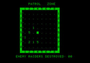 Shootout at the OK Galaxy for Apple II - Checking the patrol zone map...