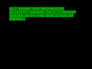 Shootout at the OK Galaxy for TRS-80 Color Computer - Game over.