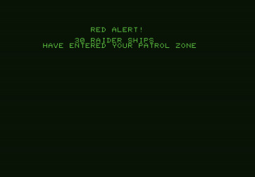 Shootout at the OK Galaxy for Commodore PET - Red alert! Raider ships have entered your patrol zone!