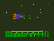 Shootout at the OK Galaxy for TRS-80 Color Computer - Enemy approaching...