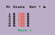 Horse Racing for Intellivision - Place your bets...