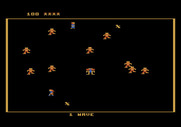 Robotron: 2084 for Atari 5200 - Game start.
