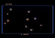 Robotron: 2084 for Atari 5200 - Only a few robotrons left and the level is complete...