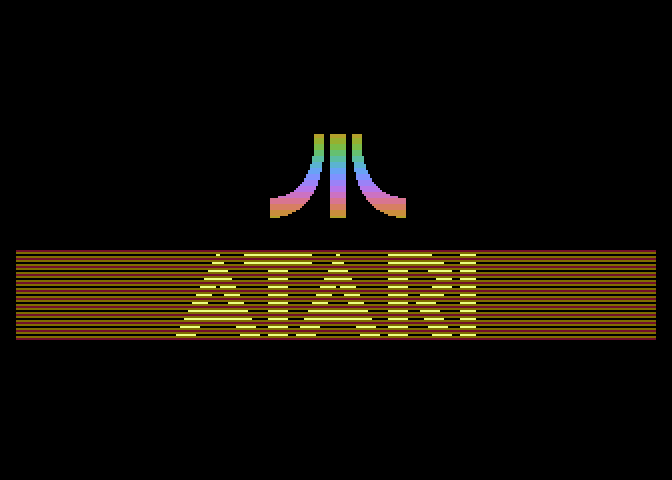 Robotron: 2084 Atari 7800 Screenshot: Atari logo.
