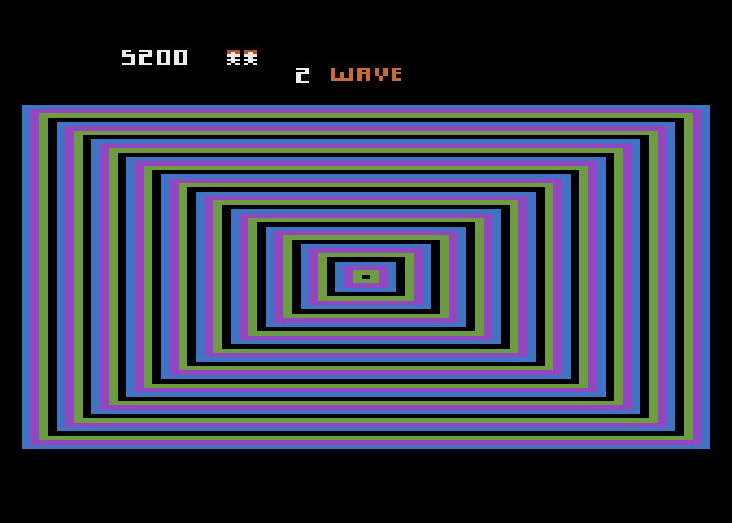 Robotron: 2084 Atari 7800 Screenshot: Wave 1 complete!