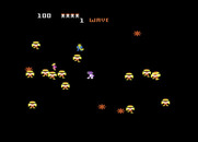 Robotron: 2084 for Atari 7800 - Game start.